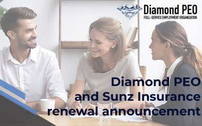 Diamond PEO and Sunz Insurance renewal announcement